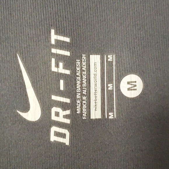 Nike Lacrosse Gray Quarter Zip Pullover - Men's Medium - Picture 6 of 10